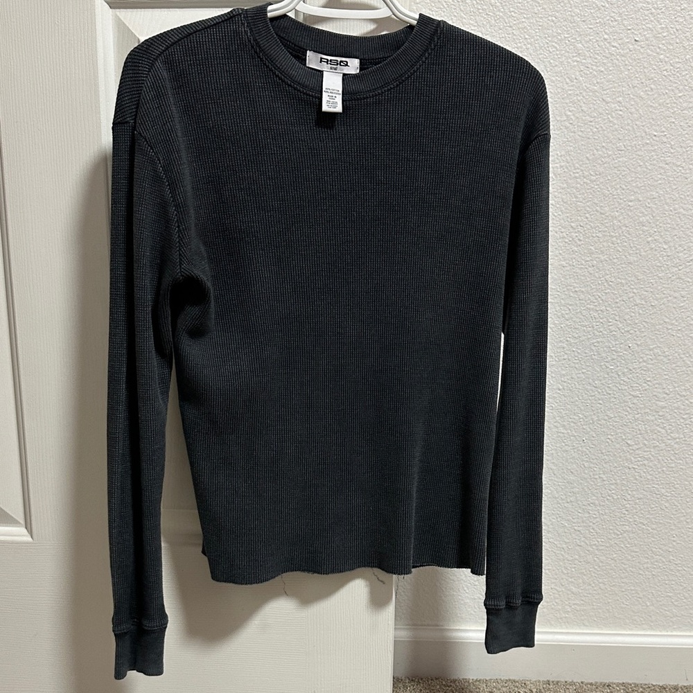 RSQ Black Long Sleeve Tee